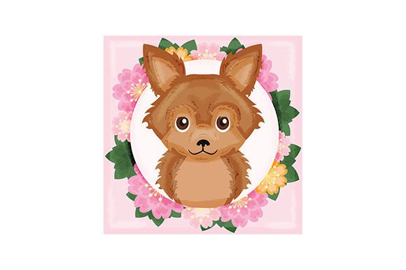 Chorkie Dog, Golden - Floral Portrait Embroidery Review