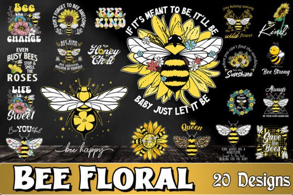 Cute Bee Floral SVG Bundle Review