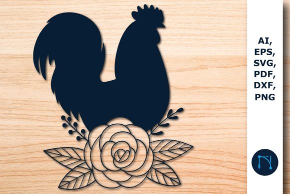 Farmhouse Floral Chicken Laser-cut SVG Review