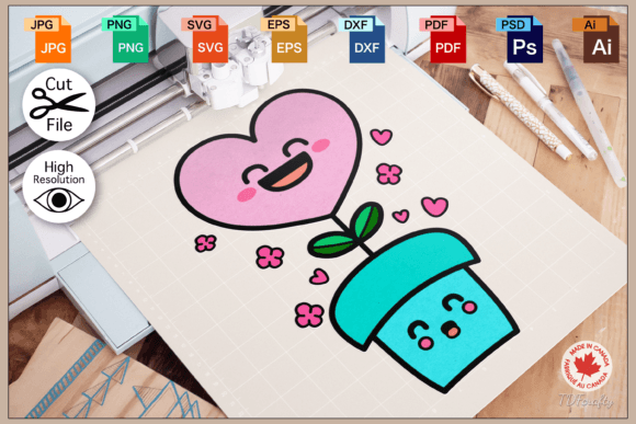 Happy Smiling Flower Pot Heart Review