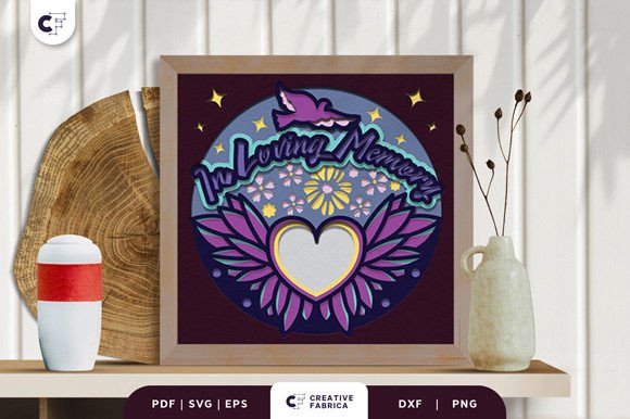 Remembrance Heart 3D Shadow Box SVG Review