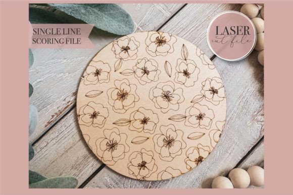 Round Floral Sign Laser SVG Review