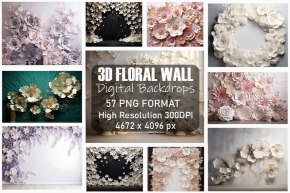 Stunning 3D Floral Wall Backdrops Bundle Review