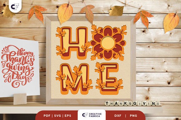 Sunflower HOME 3D Paper Cut SVG Review