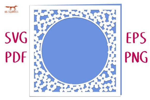 Tiny Blossoms Aperture Card SVG Cut File Review
